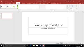 Microsoft PowerPoint 2016 - Module 1: Creating a Presentation
