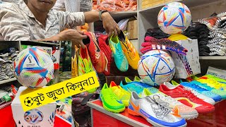 সস্তায় বিদেশি ফুটবল⚽বুট জুতা কিনুন🔥- Football Boots Wholesale/Retail Price Biggest Sports Market BD