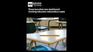 Texas dashboard for educator misconduct
