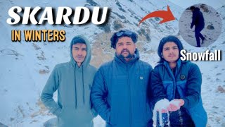 Enjoy SnowFall Skardu with Friends 🫂