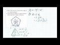 Area of a Regular Pentagon Given Sides