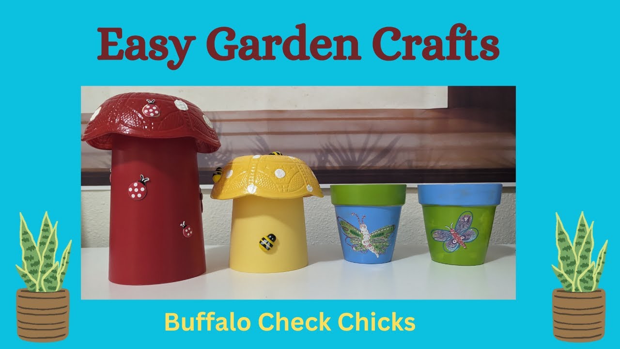 Easy Garden Crafts Youtube