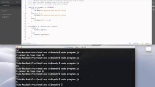 JavaScript Error First Callback functions