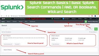 Splunk Search Basics | AND, OR Booleans, Wildcard Search | Basic Splunk Search Commands