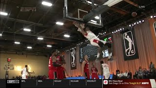 DJ Stephens with the huge dunk!