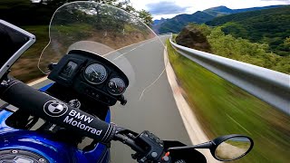 BMW R1150GS Remus Exhaust And Healtech QS Riding The N-621 in Spain Picos de Europa