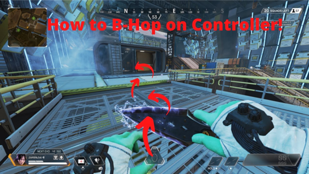 How To BUNNY HOP (B-HOP) On CONTROLLER In Apex Legends Season 9! - YouTube