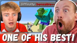 ONE OF HIS BEST! TommyInnit I Survived Hardcore Minecraft's Impossible Mode... (FIRST REACTION!)