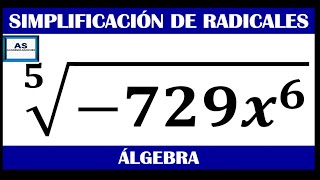 SIMPLIFICACIÓN DE EXPRESIONES CON RADICALES Ejemplo 4