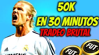 FIFA 21 | 🔥 50k en 30 MINUTOS!! TRADEO BRUTAL GRACIAS  A LOS OBJETIVOS (TRADEOS PARA POBRES)