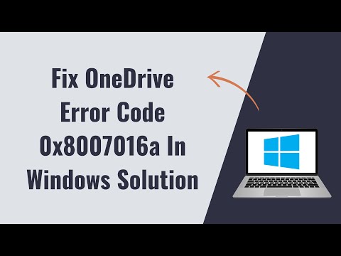 Fix OneDrive Error Code 0x8007016a In Windows Solution