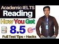 Academic IELTS Reading - How YOU GET 8.5 Band - Full Test TIPS & Hacks By Asad Yaqub