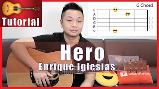 Hero - Enrique Iglesias - Guitar Tutorial EASY!