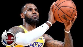 LeBron James ignites crowd in Los Angeles Lakers preseason debut vs Denver Nuggets | ESPN