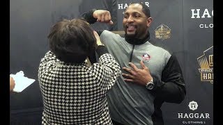 Watch Ray Lewis Get Measured for His Hall of Fame Jacket, Bust and Ring