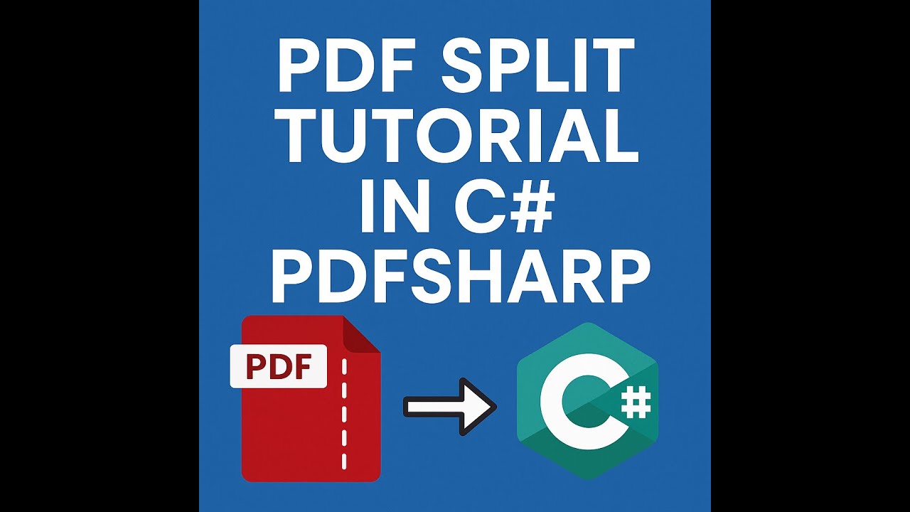 How To Split Pdf Files In C Using Pdfsharp Step By Step Tutorial 3