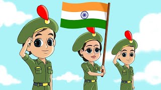 नन्हा मुन्ना राही हूँ | Nanha Munna Rahi Hoon | Hindi Rhymes For Kids | Hindi poem | NooNoo Kids Tv