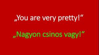 You are very pretty! - in Hungarian