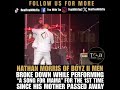 Nathan Morris From Boys II Men Breaks Down While Performing “A Song For Mama”