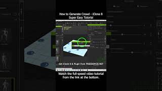 How to Generate Crowd | iClone 8 Super Easy Tutorial #iclone #crowd #tutorial