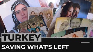 Turkey earthquakes survivors return home for their belongings