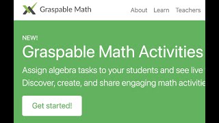 Graspable Math Canvas for Remote Learning (BETTER VERSION)