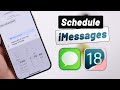 iOS 18: How To Schedule Message on iPhone!