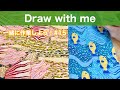 一緒に作業しよう！ / Draw with me / 1h21min /『クラゲの森』 #15