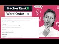 HackerRank | Python | Word Order | Counter | Dictionary | OrderedDict | Coding | Programming