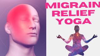 yoga to cure migraine। how to cure migrane । #shorts