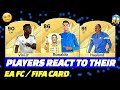 PLAYERS Who REACTED To Their FIFA RATING! 🤪🔥 ft. Ronaldo, Haaland..