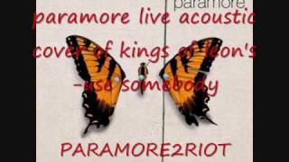 PARAMORE radio 1 COVER OF USE SOMEBODY