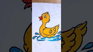Duck #shorts #youtubeshorts #drawing #drawingforkids #easydraw #easydrawing