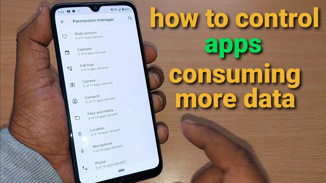 how to fix apps consuming more data on android phone - YouTube