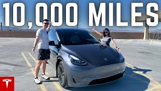 Tesla Model Y HONEST 10k Mile Review + TRUE Costs
