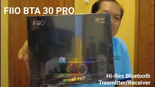 FIIO BTA 30 PRO, Hi-Res Bluetooth Transmitter/Receiver...Kualitas Oye....😊