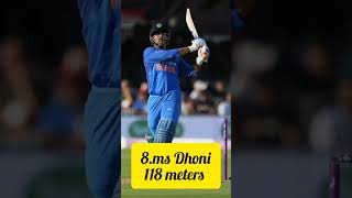 Top 10 Longest Sixes in Cricket History 2023 #shorts #icc