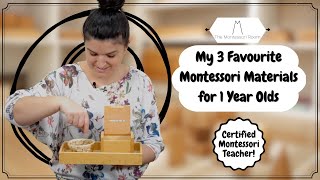 My 3 Favourite Montessori Materials for 1-Year-Olds