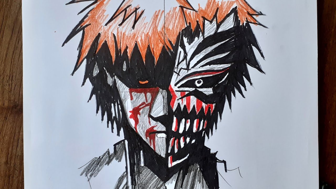 Cara Menggambar Ichigo - YouTube