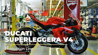 Ducati Superleggera V4 Production Line | Ducati Factory Tour | How Ducati is Made
