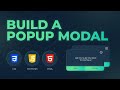 Create a Popup Modal using HTML, CSS and JavaScript | Frontend Project - Code with Scaler