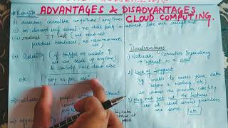 Lecture 3 Advantages and Disadvantages of Cloud Computing || Cloud Computing Benefits