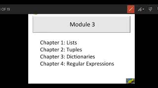 Python - Module 3 - Chapter 1