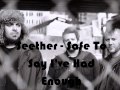Seether - Safe To Say I've Had Enough (Lyrics)