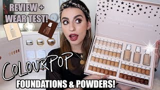 Colourpop Foundation + Powder Review & Wear Test!