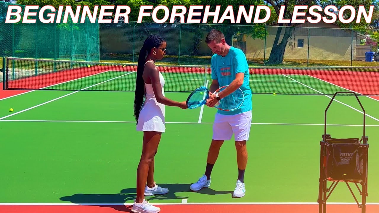 Modern Forehand Development + Directional Control | Beginner Tennis ...