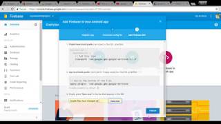 how to add another Android App into an existing Firebase Project