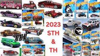 HOT WHEELS 2023 ($uper) Treasure Hunt List! All 30 STH & TH for this year sorted by case! #hotwheels