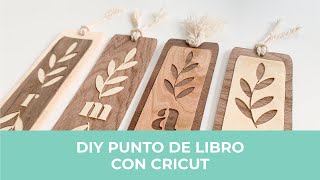 Cortar madera con Cricut Explore y Cricut Maker - DIY Punto de libro