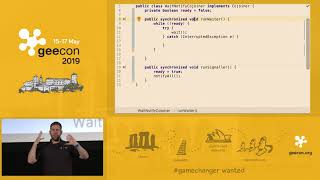GeeCON 2019: Heinz Kabutz - Thread Safety with Phaser, StampedLock and VarHandle